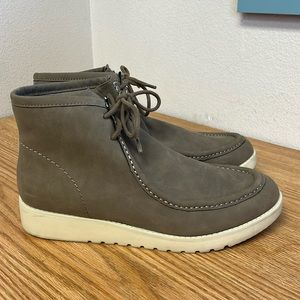 A.N.A. Falrin Flat Heel Chukka Boots - gray size 8 worn one time